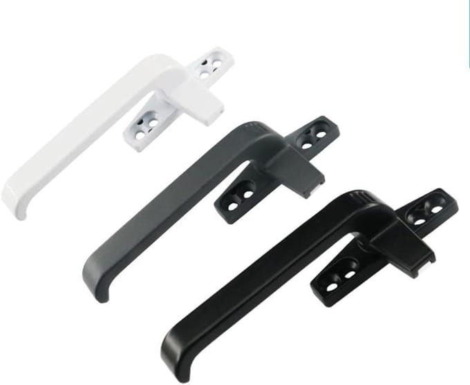 Raamgrepen - Venstergrepen Klink - Ramen Beveiligen - Aluminiumlegering - 1 stuks - Donkergrijs