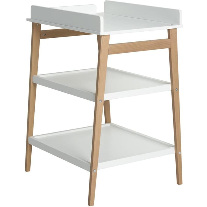 Quax - Luiertafel Hip - Wit/Naturel