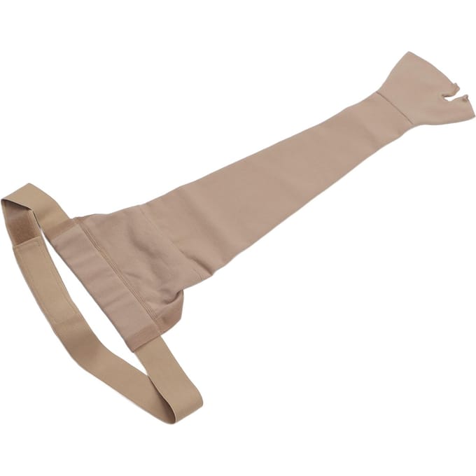 Manchon de Compression pour Bras Lymphedème Polyuréthane Soutien Post-Mastectomie Manchon de Bras pour Gonflement M gray