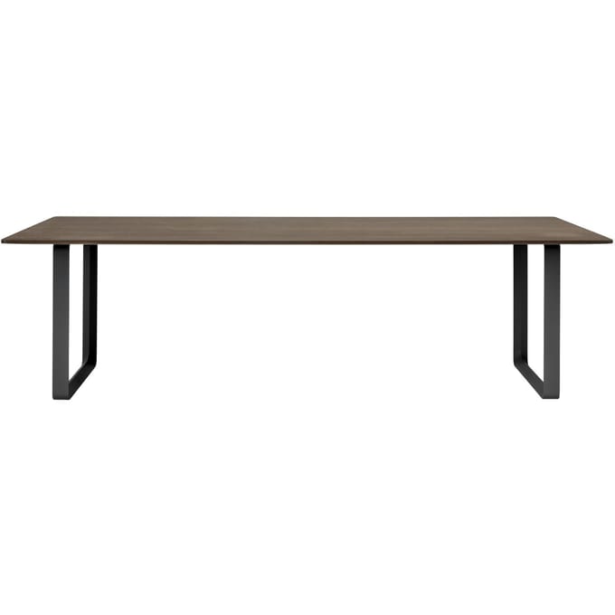 Muuto 70/70 Tafel - gerookte eik - zwart - XL