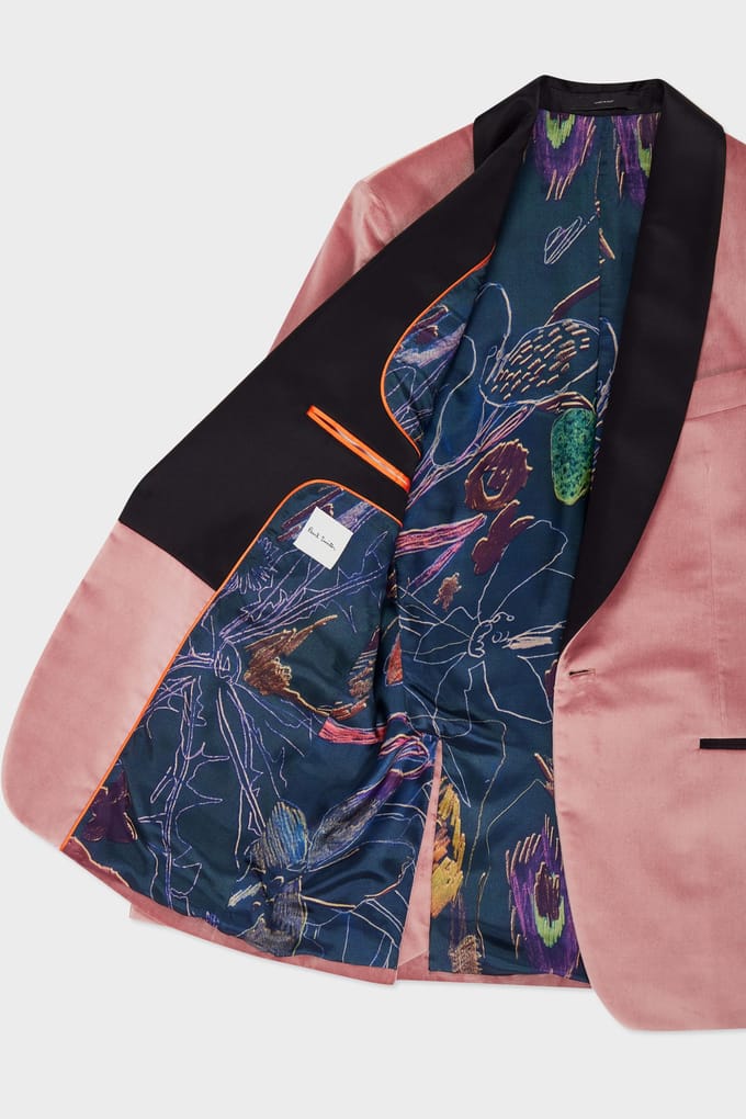 Paul Smith Tailored Fit 2 Btn Jacket Pink Taglia: 48 | Pantaloni da completo Outlet | Uomo | Rosa