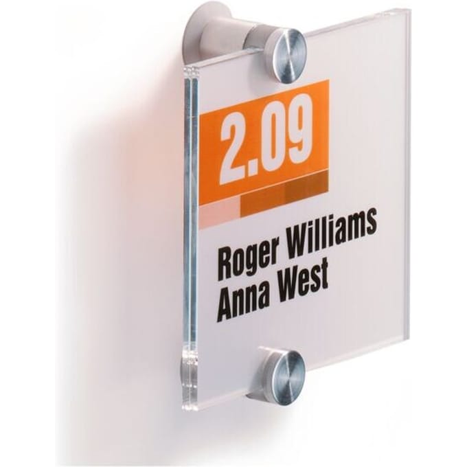 DEURBORDJE DURABLE CRYSTAL SIGN 4821 105x105 mm