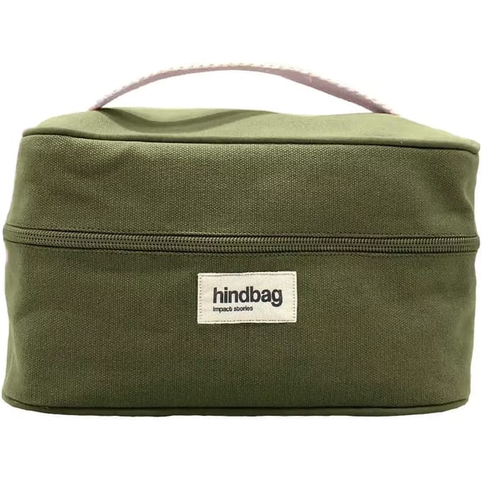 Hindbag toilettas Gaspard groen - biologisch katoen - GOTS - Groen