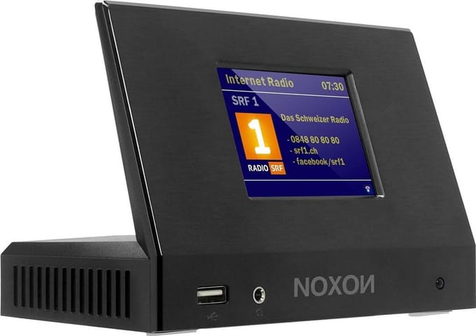Audio-adapter voor internetradio met DAB+, FM, Bluetooth en Spotify Connect