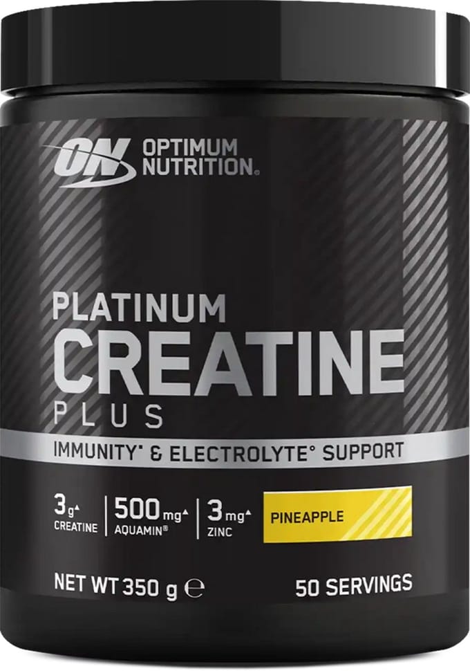 Optimum Nutrition Platinum Creatine Plus - Pineapple - CreaBev Creatine Monohydraat - 50 doseringen (350 gram)
