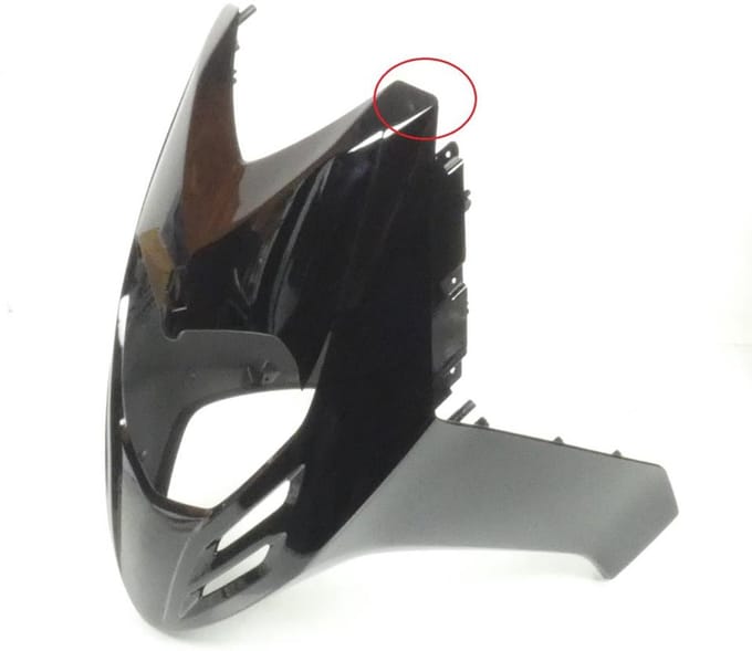 Tablier avant pour scooter Piaggio 560 Typhoon 6574610090 657461 Neuf