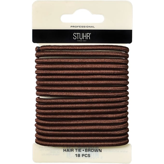Stuhr Hair Tie Brown 18 st
