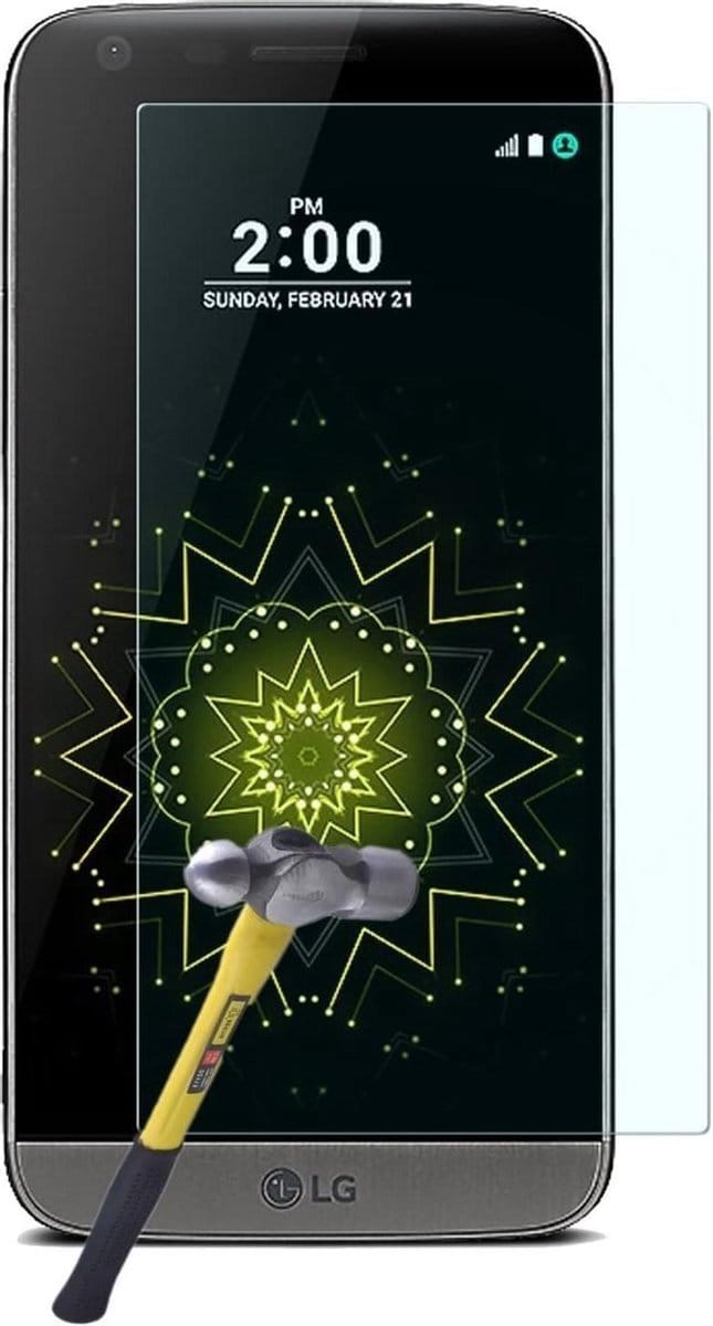 Screenprotector Glas - Tempered Glass Screen Protector Geschikt voor: LG G5 - 1x