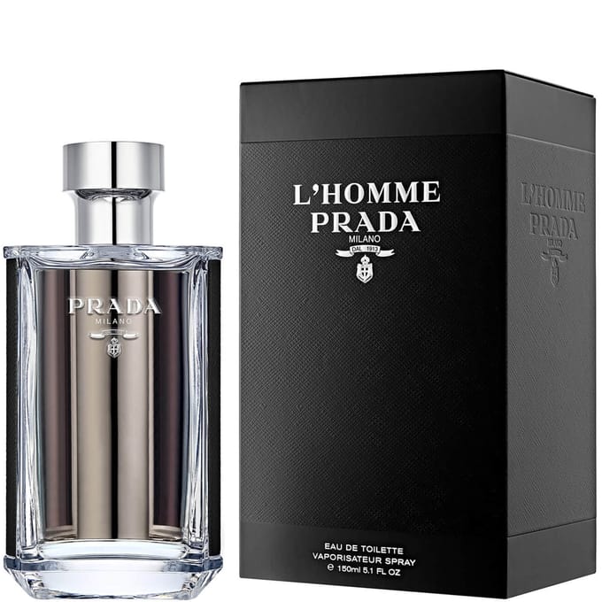 Prada L'Homme Eau de Toilette Spray Herenparfum Heren 150 ml