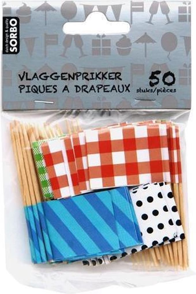 Sorbo Cocktailprikkers - 50 stuks