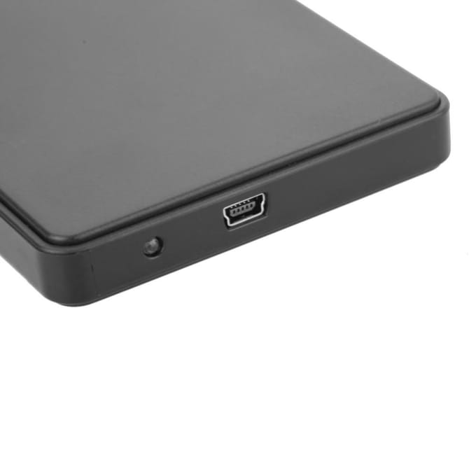 USB2.0 Draagbare Mobiele HDD Externe Harde Schijf Behuizing 2.5 (Geen harde schijf inbegrepen) zwart