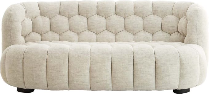 Light&living Bank 200x100x78 cm AMARA crème