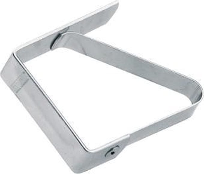 GEFU Tafelkleedklemmen – Set van 4 – RVS – Voor Tafelkleden tot 3 cm Dik