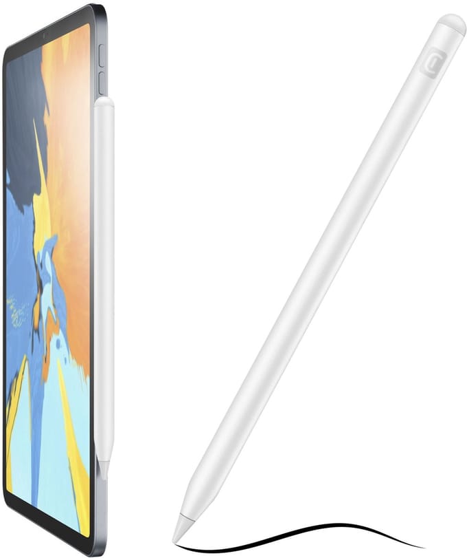 Cellularline Stylus Pen 2 - Tilt Sensitive Palm Rejection - USB-C Oplaadbaar