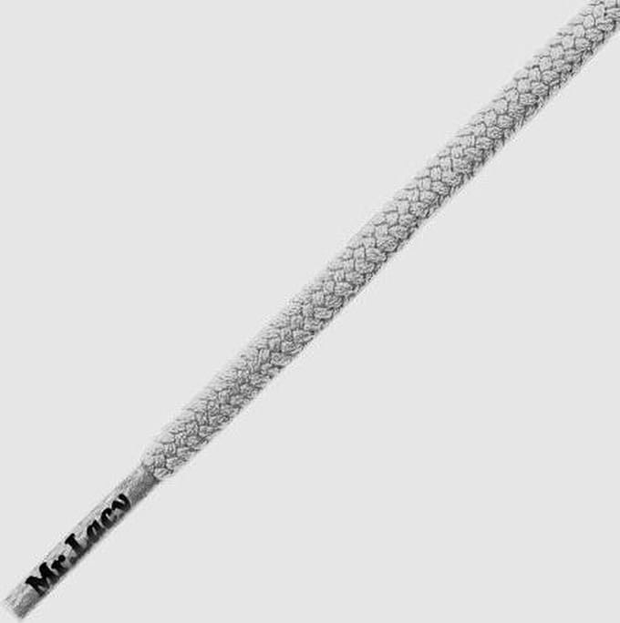 Mr. Lacy - Schoenveters - Veters - Runnies  - Rond - Grijs - veterlengte 90 cm