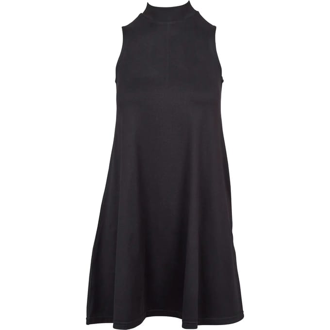 Urban Classics A-Line Turtleneck Dames Mini-jurk - zwart - L