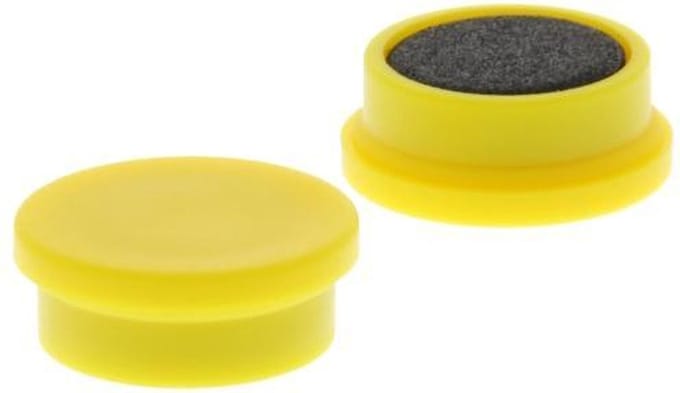 Smit Visual Memomagneet 25mm Geel
