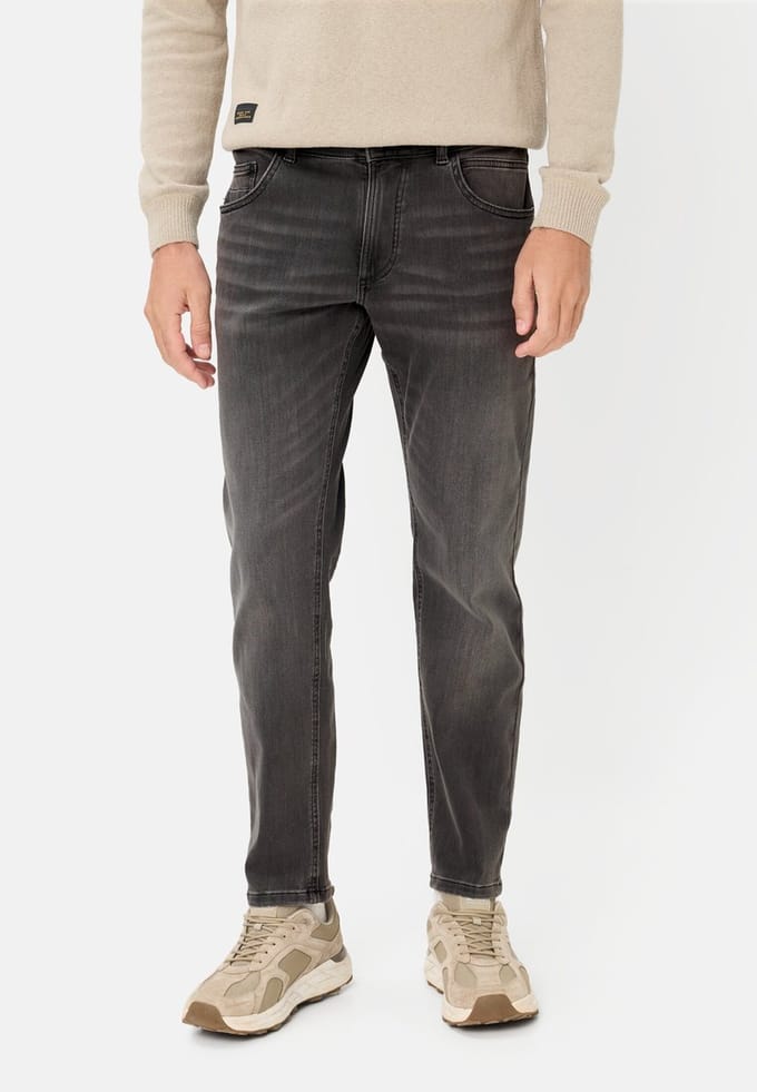 camel active Slim Fit fleXXXactive® Jeans - Maat menswear-36/30 - Grafietgrijs