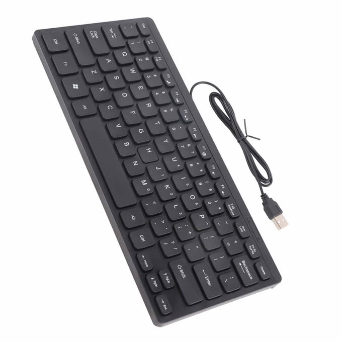 Mini Toetsenbord USB Bedraad Waterdicht Multimedia Toetsenblok Draagbare Laptop Accessoires K1000