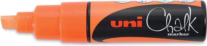 Uni Chalk Marker 8K Oranje Fluo