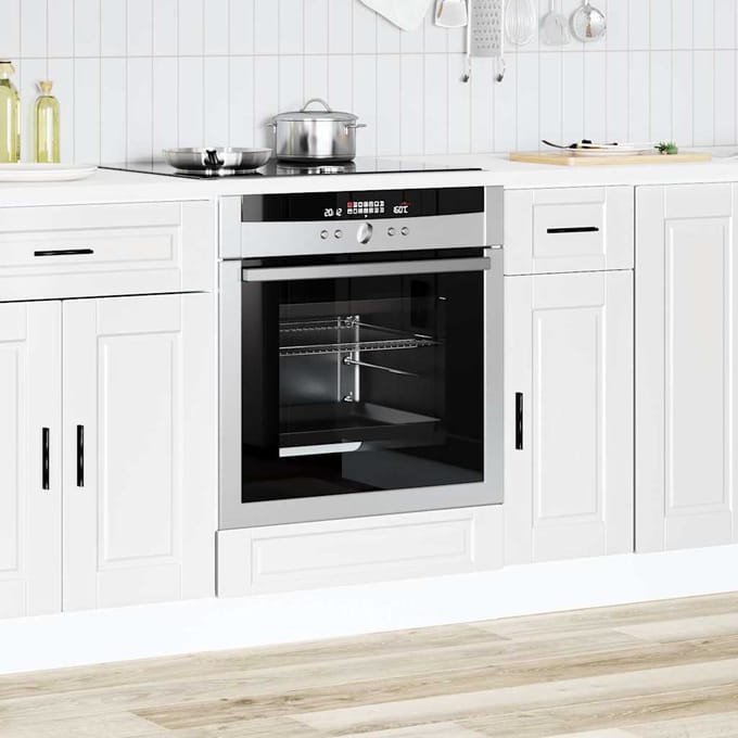 Vidaxl Meuble de Four Porto, Blanc, Matériau à base de bois