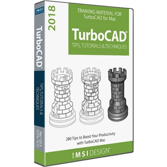 2D/3D Training Guides TurboCAD Mac, English