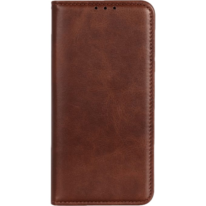 CaseBody Samsung Galaxy A53 Real Leather Wallet Hoesje Bruin