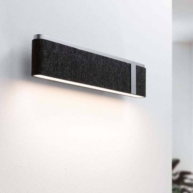 LED-wandlamp 3-Step-Dim Jagun 2700K 1250lm 230V 18W dimbaar Antraciet