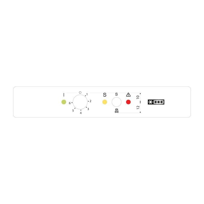 AEG programmaplaat, AEG, 7801,195x34mm 2425126386