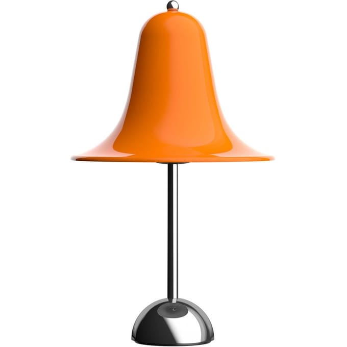 Verpan tafellamp Pantop, oranje, hoogte 23 cm, metaal, E14