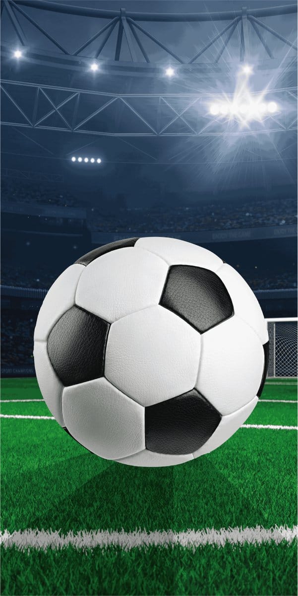 Voetbal Strandlaken Stadium - 70 x 140 cm - katoen