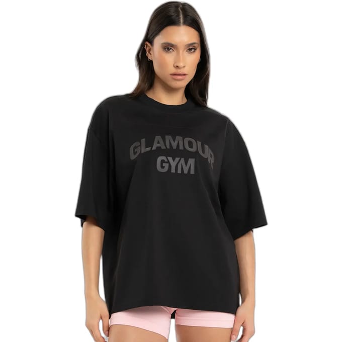 Dames-T-shirt oversized Gym Glamour