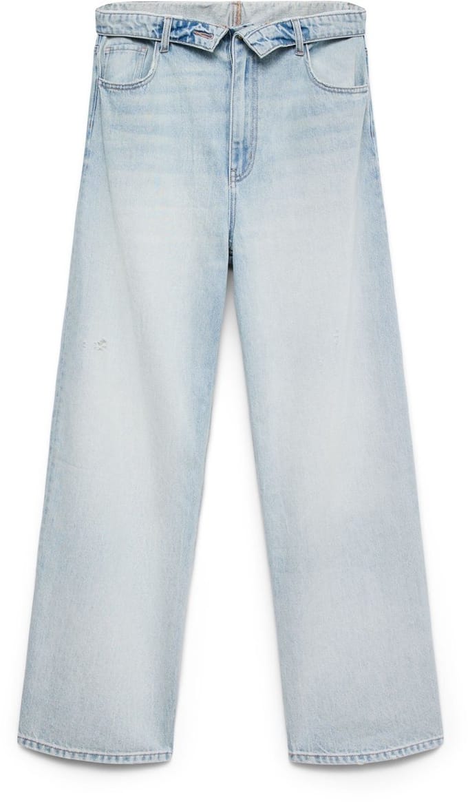 VERO MODA - VMMILOU MR DROPPED WIDE DNM JNS LI3180 - Dames - Jeans