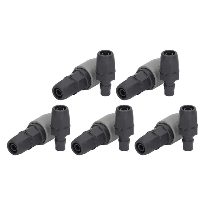 5 Set Pneumatische Snelkoppeling C Type Zelfvergrendelend Luchtslangkoppeling Stekker Sokkel(SP+PP40