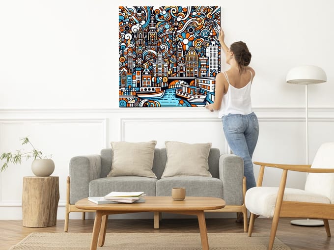 Kunstprint | Wanddecoratie | Forex | 80 × 80 cm