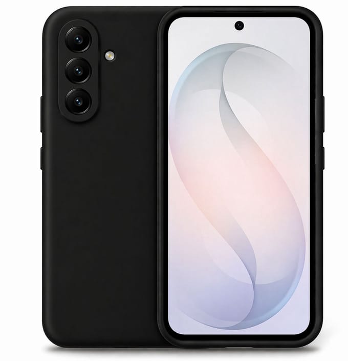 Technow hoesje geschikt voor Samsung Galaxy S26 Plus - Liquid Back Case - Cover - Zwart