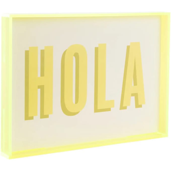 Wanddecoratie Present Time Hola
