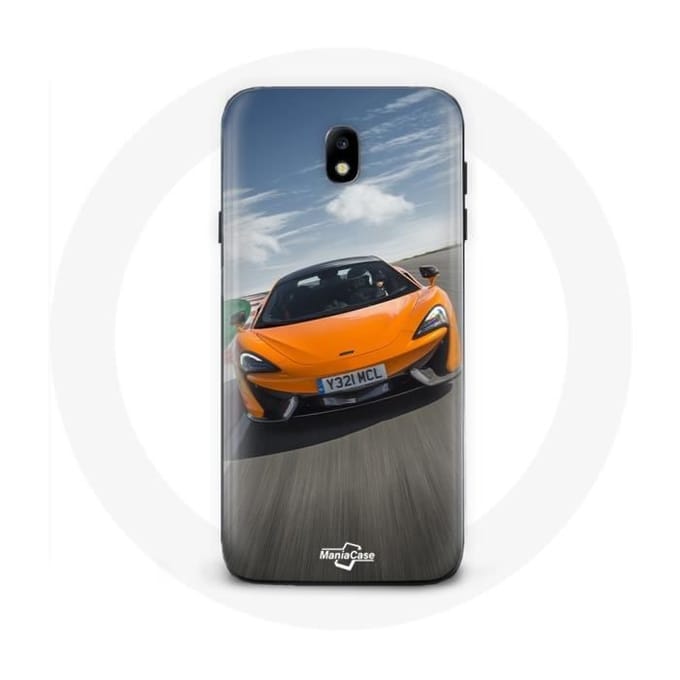 Case voor Samsung Galaxy j7 2017 Formule 1 McLaren Oranje