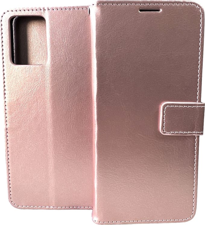 Portemonnee Book Case Hoesje Geschikt voor: Nokia G22 - Rosegoud
