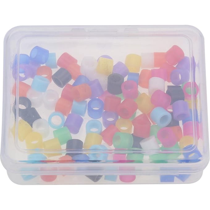 100 stuks Doos Orthodontische Code Ringen Meerkleurig Universeel Tandheelkundig Instrument Autoclaveerbare Ringen gray