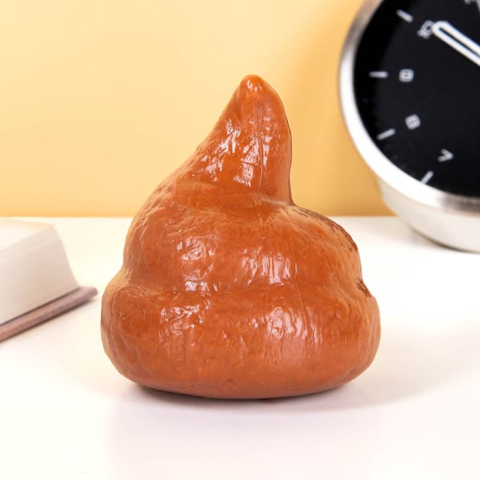 Drol stressbal - Tegen de stress - Stressbal poep - Anti stressbal