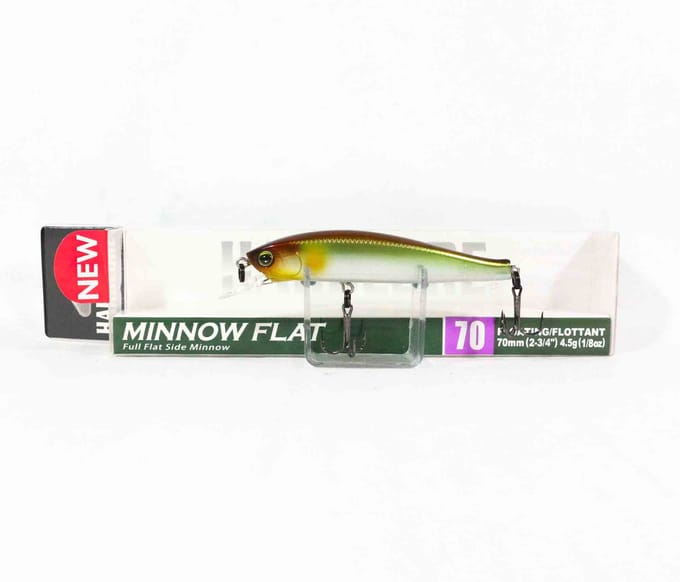 Yo Zuri Duel Hardcore Minnow Flat 70F drijvend kunstaas R1357-MGSA (3653) gray