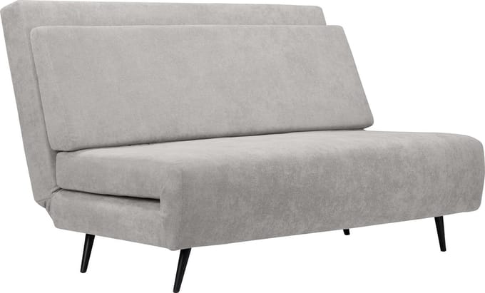 Mallory-Dagbed - 140 cm - Lichtgrijs Stof