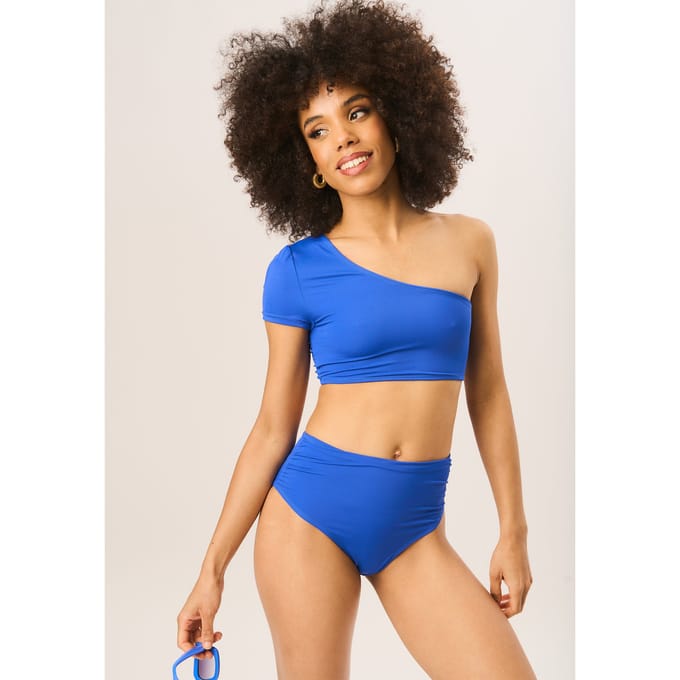 Bikinitopje met één schouder