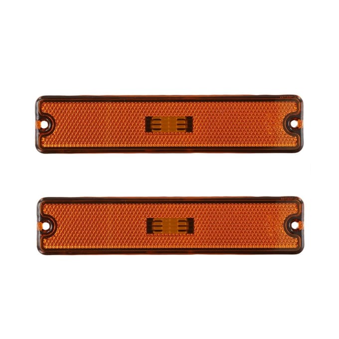 Feu de position latéral de pare-chocs avant, 2 pièces, pour Jeep Wrangler YJ 1987 – 1995 red
