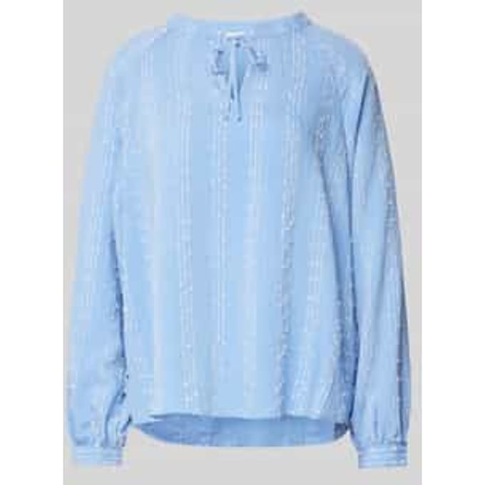 Blouseshirt met strikdetail