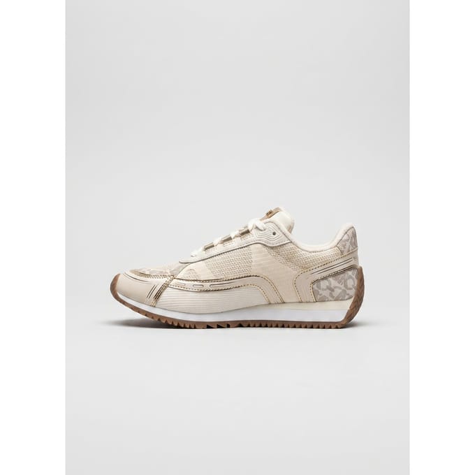 Michael Kors Byrdie Trainer Vanilla Multi Taglia: 38.5 | Sneakers Outlet | Donna | Bianco