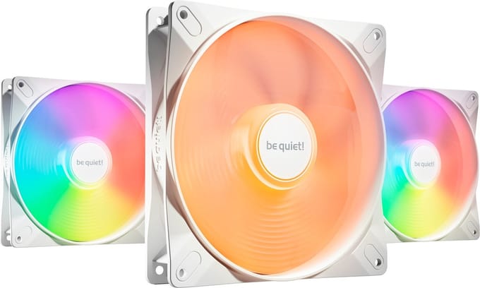 Be Quiet! – Light Wings LX PWM Triple Pack – Behuizingsventilatoren – 140mm – ARGB – Wit
