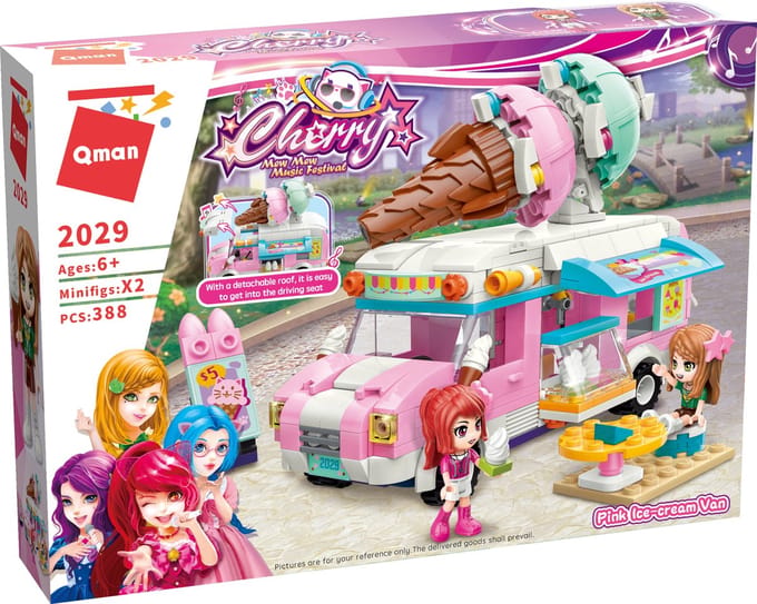 Qman 2029 - Cherry Serie - Pink Ice-cream Van