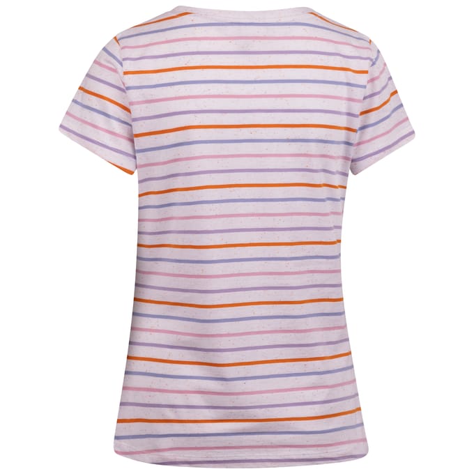 Trespass Dames/Dames Michaela Gestreept T-shirt (Wit/multikleurig)